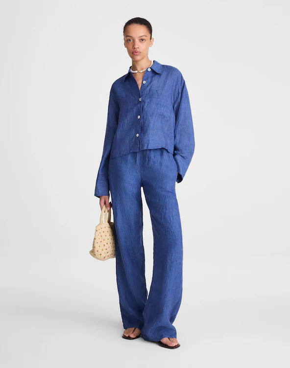 Straight-Hem Shirt in 100% Linen | Madewell