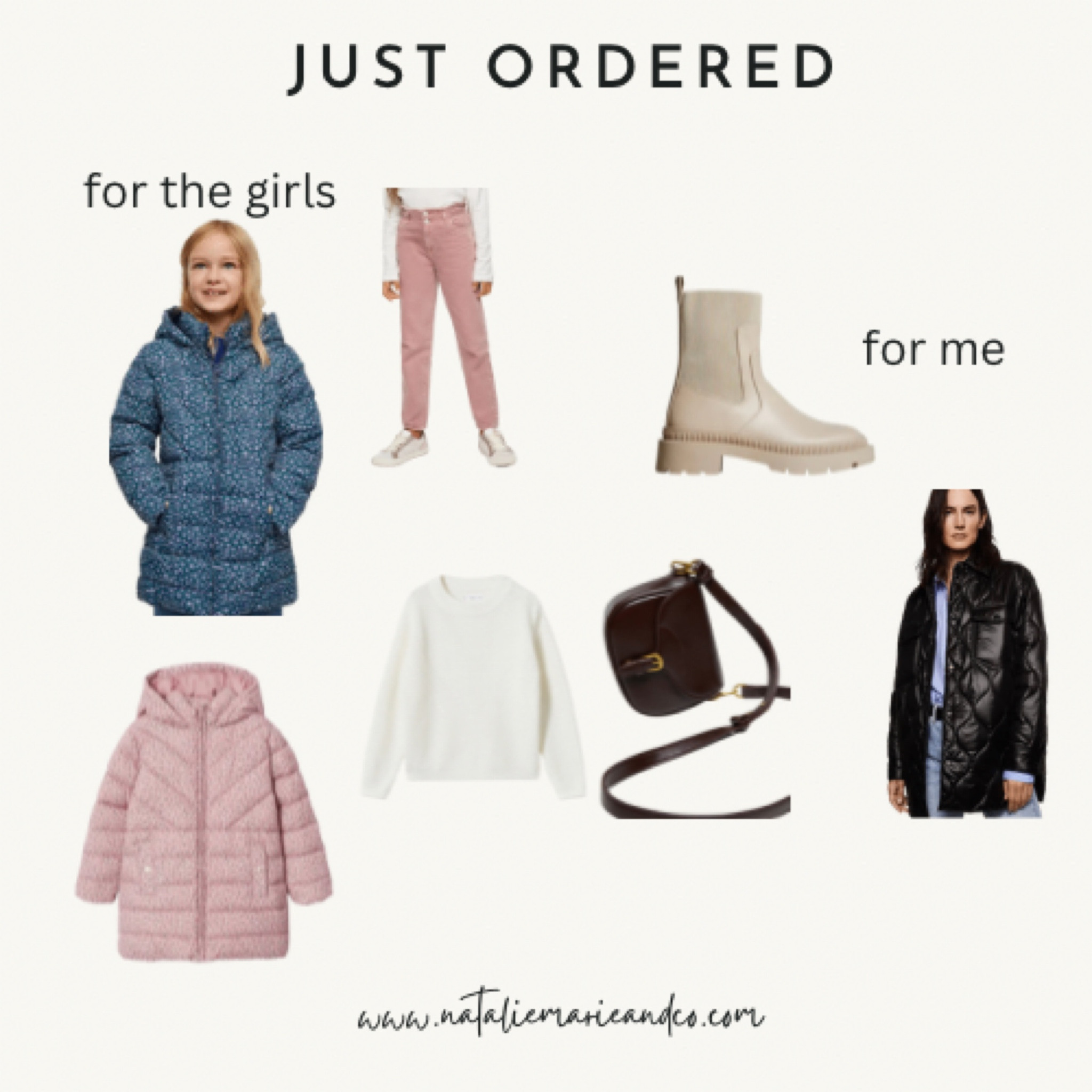 Mango is having 30% off their site and here is what I ordered for me and the girls.