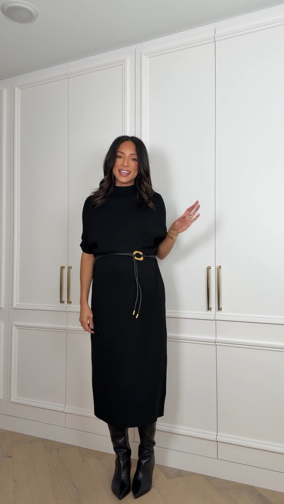 Fall outfit 🍂 Wearing size M belted knit dress 

Casual outfit 
Work outfit 
Office outfit
Fall fashion
Zara outfit
Bump friendly outfit 
Pregnancy outfit 

#LTKWorkwear #LTKBump #LTKFindsUnder100