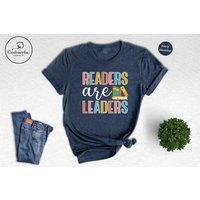 Readers Are Leaders Shirt, Bookisg Reading Librarian Book Love Gift For Readers, Bookworm Shirt | Etsy (US)