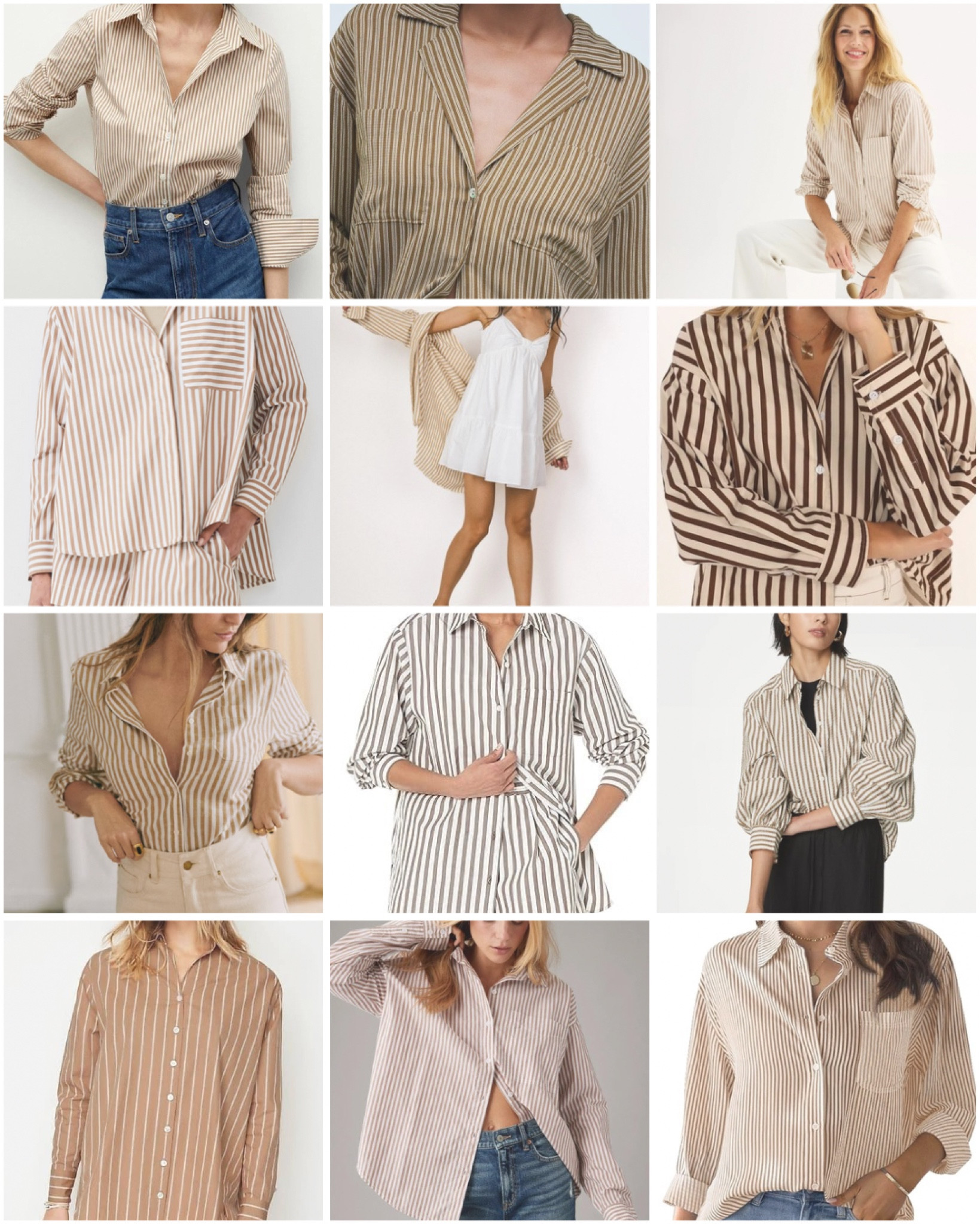 Today is all about the brown striped shirts I’ve been loving! I’ve included one for every budget, from $19 - $298!

I still need to order one, as I have a thing for button down shirts and I also just think it would be such a staple in my wardrobe.

HOC Autumn Color Analysis

#LTKStyleTip #LTKSeasonal #LTKFindsUnder100