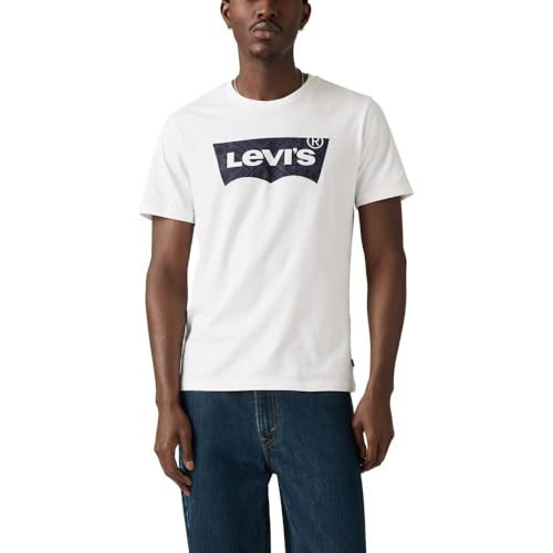 Levi's Men's Graphic Tee (Also Available in Big & Tall), Batwing White, XX-Large Standard | Amazon (US)