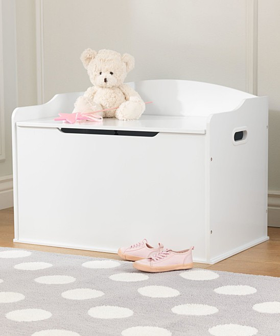 KidKraft Toy Boxes White - White Austin Toy Box | Zulily