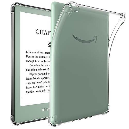 HotBag Clear Kindle Case for (6.8") All-New Kindle Paperwhite 11th Generation Case 2021 & Signature Edition Lightweight Scratch-Proof Transparent TPU Soft Skin Bumper Kindle Cover, Clear ﻿ | Amazon (US)