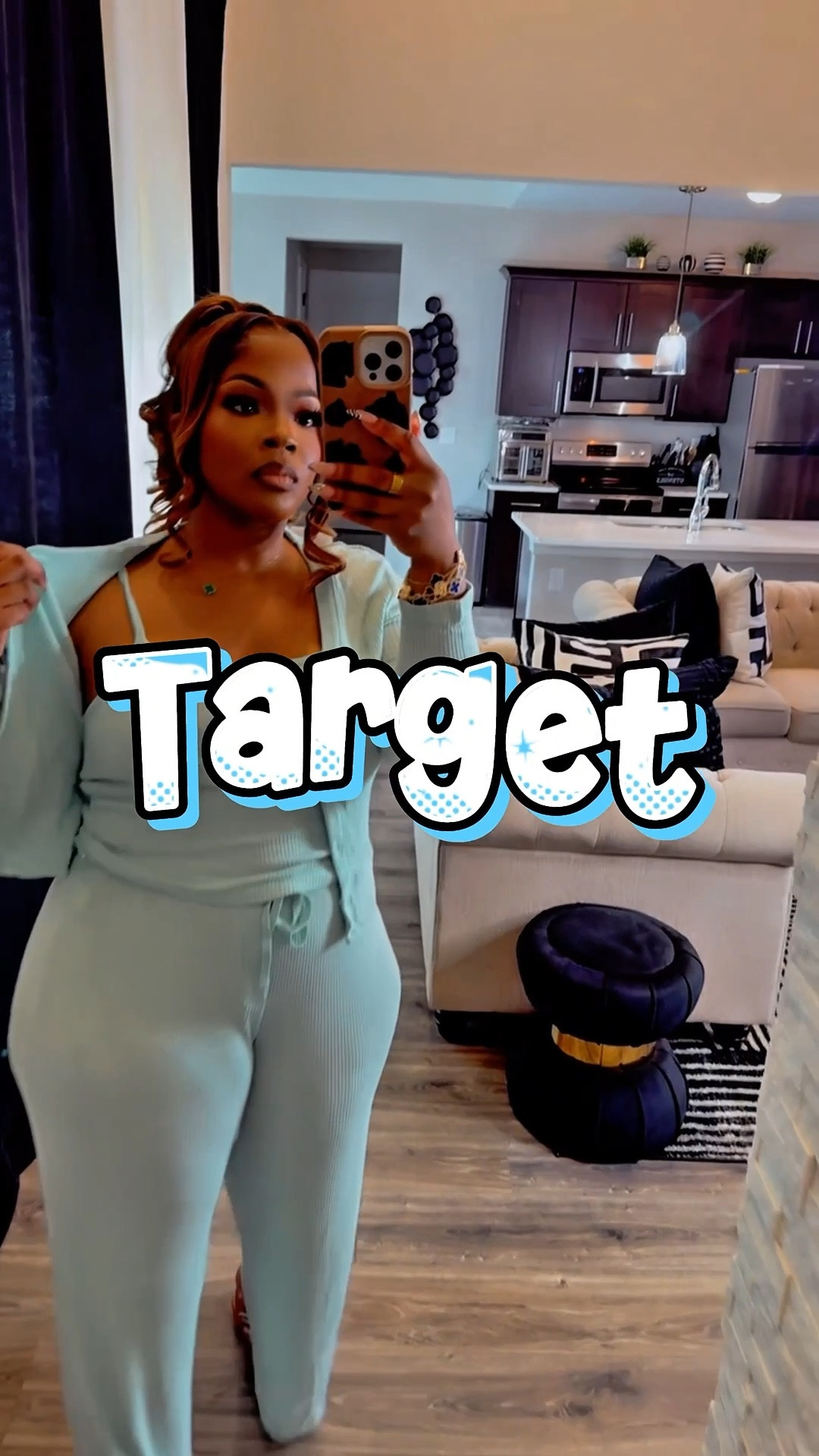 @Target cozy ribbed collection!
•5’5 198 wearing medium, this style is super stretchy& can be sized down! 

Shoes @Steve Madden US linked down below 

#LTKMidsize #LTKootd #LTKmomlife