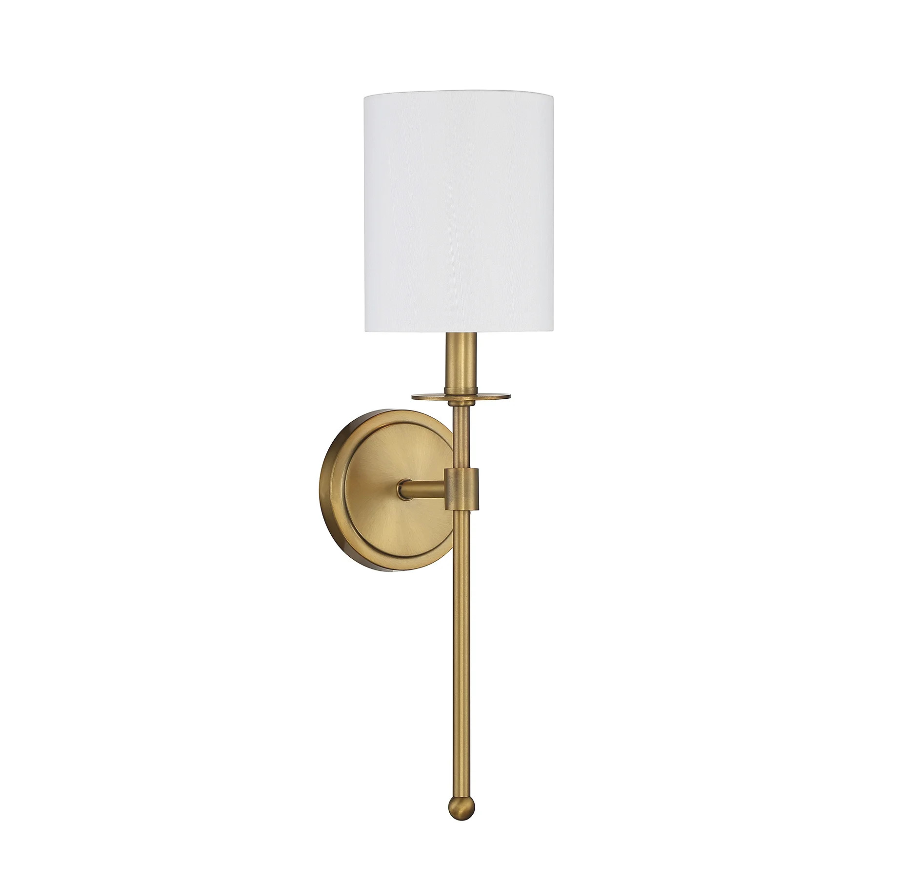 Trade Winds Lighting 1 Light Wall Sconce In Natural Brass - TW110062-NB - Walmart.com | Walmart (US)