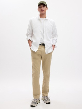 Modern Khakis in Straight Fit with GapFlex | Gap (US)