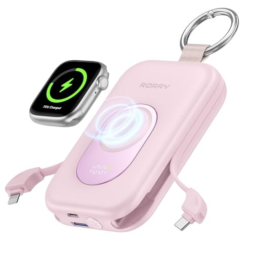 RORRY CharmGo Portable Charger, 20000mAh PD 30W Portable Charger Power Bank with 2 Built-in Cable... | Amazon (US)