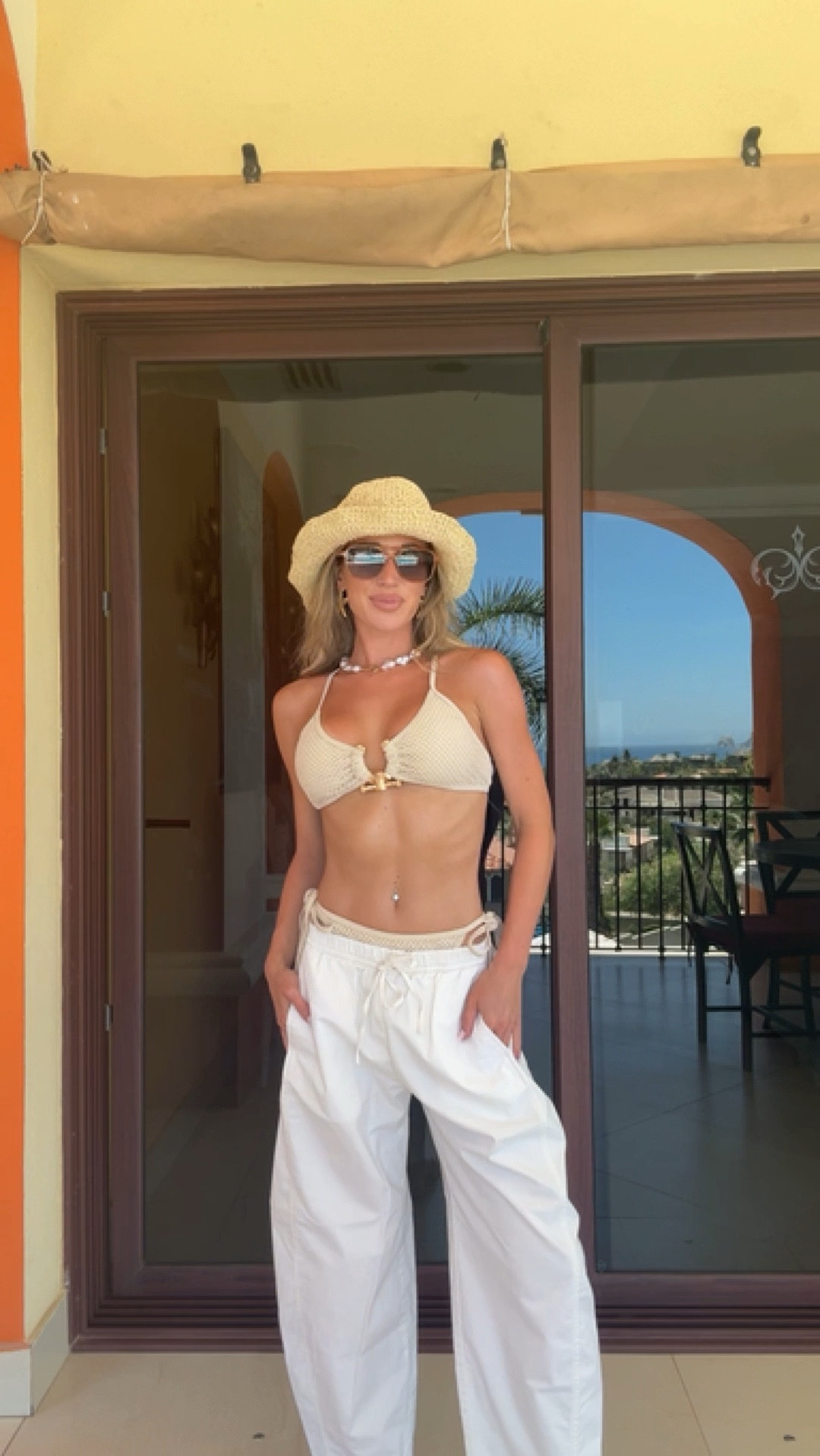 Beach outfit in Cabo 🐚🌊✨ bikini is Amazon and comes in so many cute colors - wearing smallest size. 
LOVE these pull on barrel pants. Wearing smallest size and also come in other colors



#LTKFindsUnder100 #LTKFindsUnder50 #LTKSwim