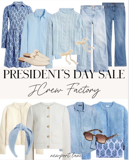 JCrew Factory, spring fashion, blue fashion, jeans, denim, lady cardigan, lady sweater, President’s Day sale



#LTKsalealert #LTKfindsunder100 #LTKmidsize