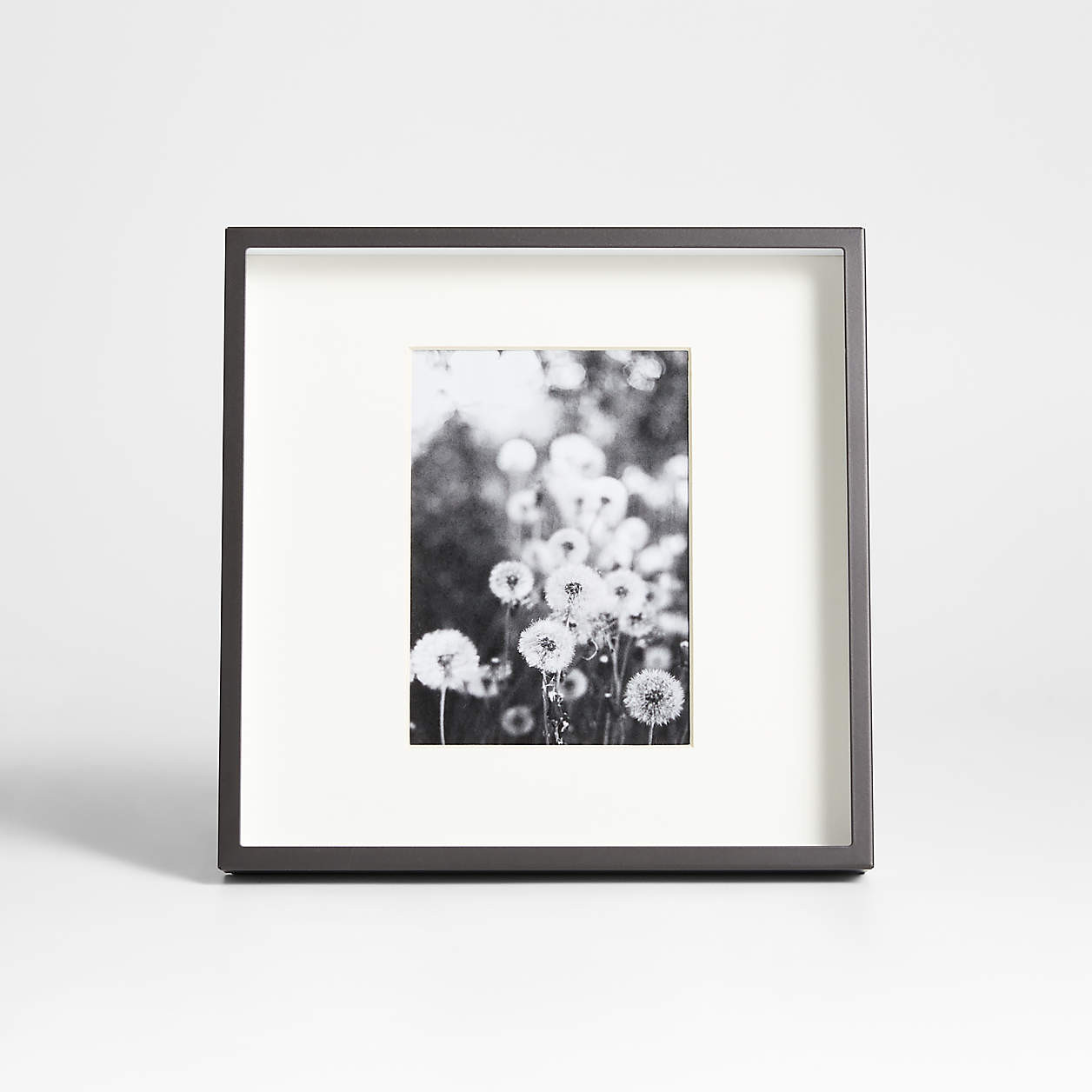 Brushed Black 5x7 Picture Frame + Reviews | Crate & Barrel | Crate & Barrel