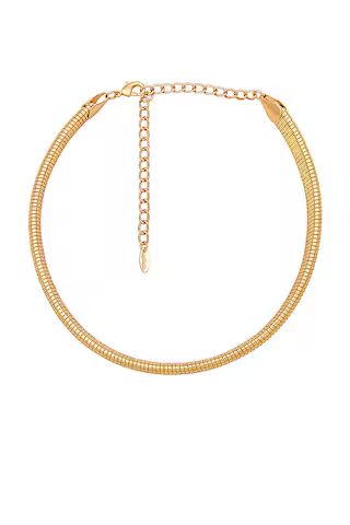 Ettika Coil Choker Necklace in Gold from Revolve.com | Revolve Clothing (Global)