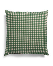 Made In Usa 22x22 Country Gingham Oversized Pillow | Throw Pillows | Marshalls | Marshalls