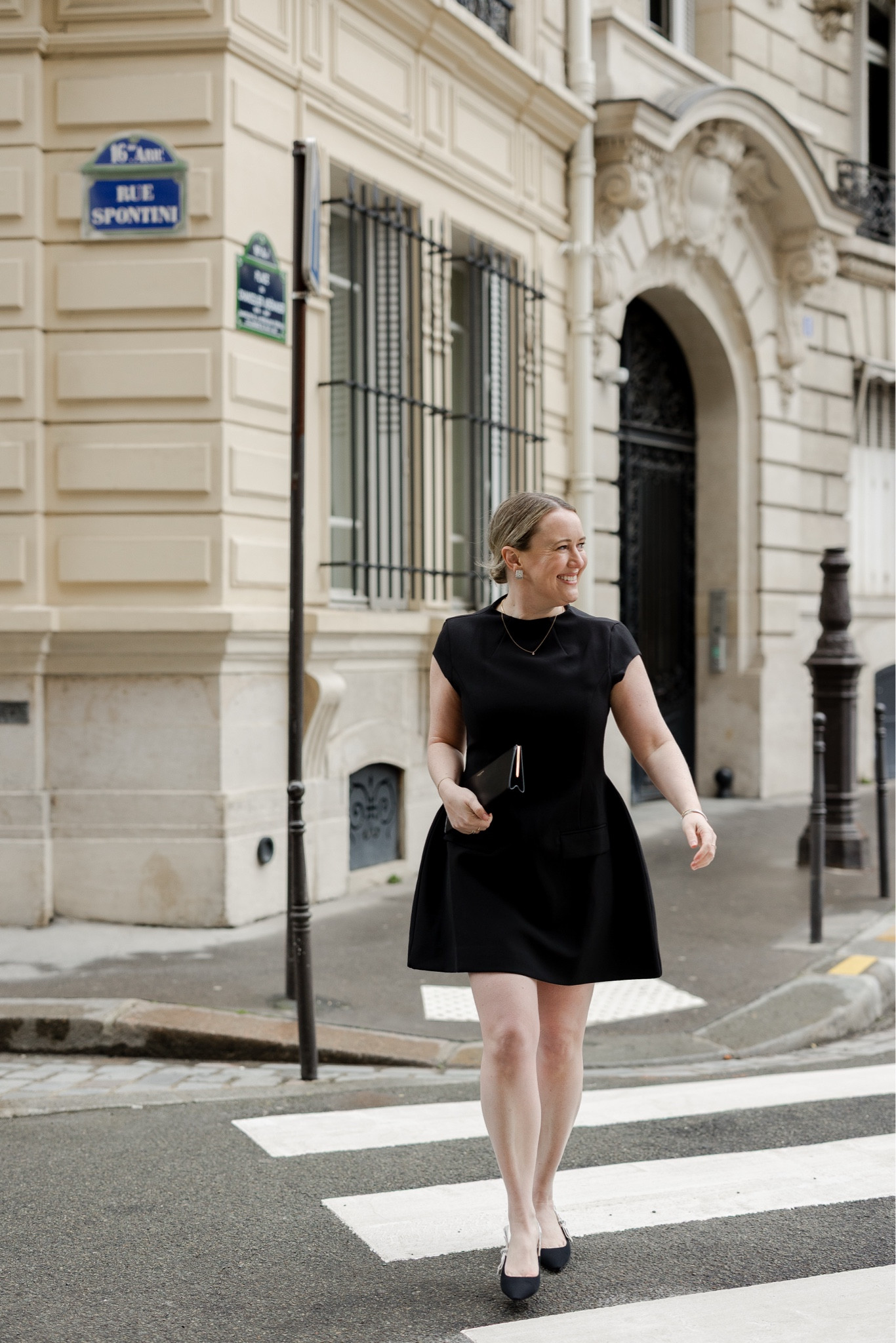 Little black dress in Paris 
