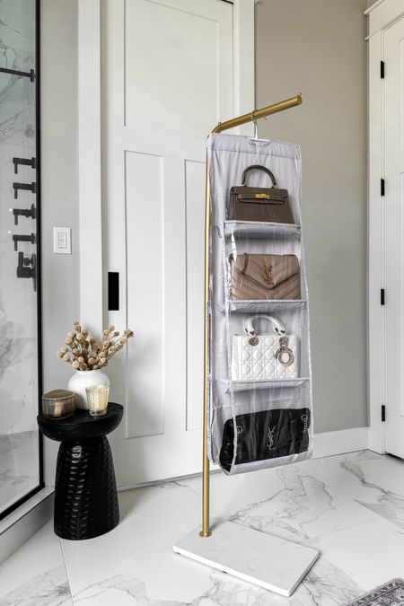 This such a fun organization find, perfect for anyone who loves purses as much as I do!

Home  Home favorites  Home finds  Closet storage  Organization  Garment rack  Clothes rack  Ourpnwhome

#LTKfindsunder50 #LTKhome