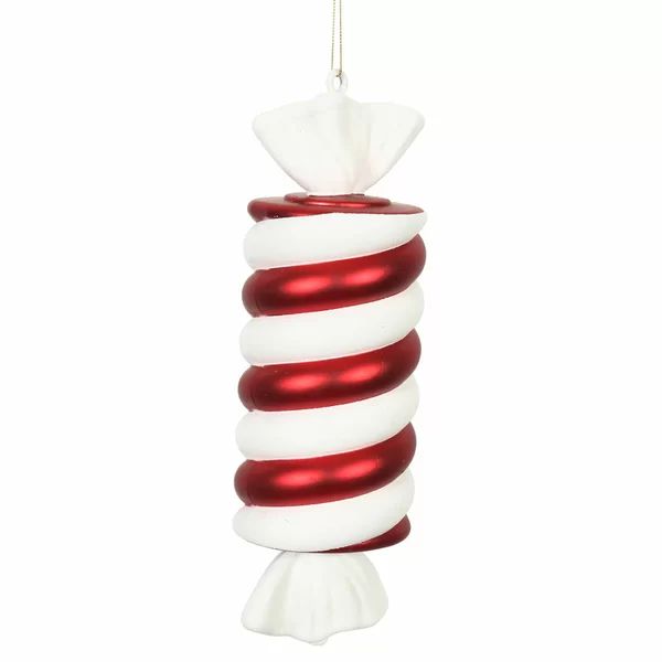 Twisted Candy Holiday Shaped Ornament (Set of 2) | Wayfair North America
