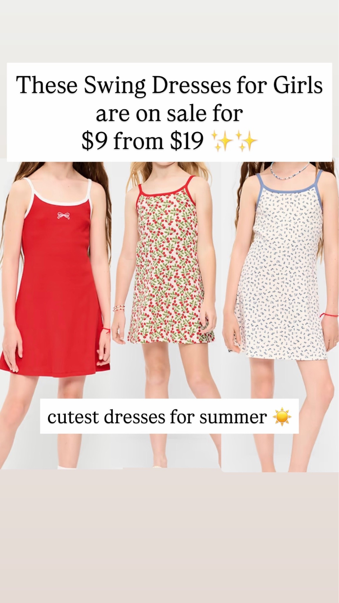 Swing dresses for girls are on sale for $8 from $19

#LTKKids #LTKSaleAlert