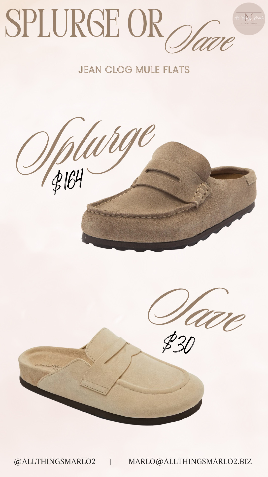 Jean Clog Mule Flats 

 #LTKSeasonal #LTKWorkwear #LTKTravel