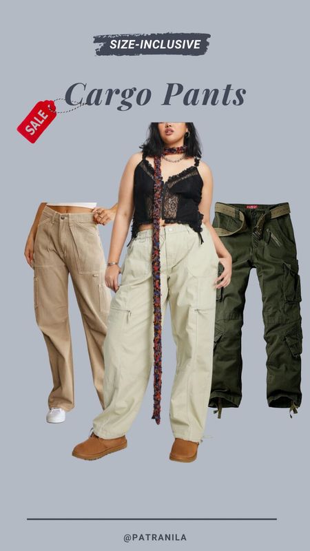 Price Drop Alert! Cargo pants at Walmart under $15 plus more size-inclusive cargo pants. Midsize style inspo, plus size cargo pants. #ltkunder100 #ltkunder50 

#LTKSeasonal #LTKsalealert #LTKcurves