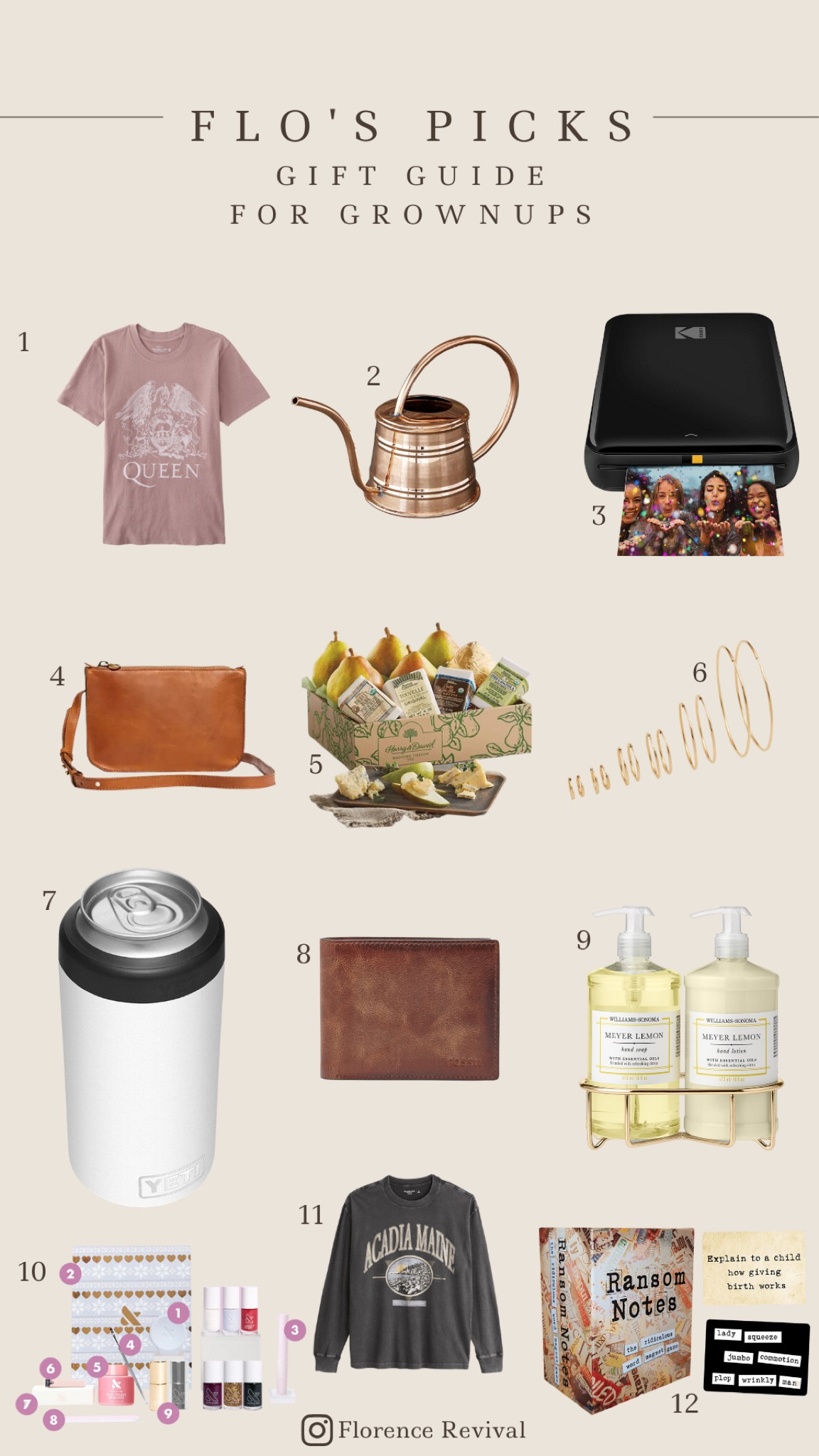 Gift Guide For Grownups. Because adults want gifts too! Whether you’re buying for yourself, a spouse or partner, a friend, or a host, I have some favorite gift ideas here! 

#LTKGiftGuide #LTKmens #LTKunder50