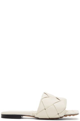 Off-White Intrecciato Lido Flat Sandals | SSENSE