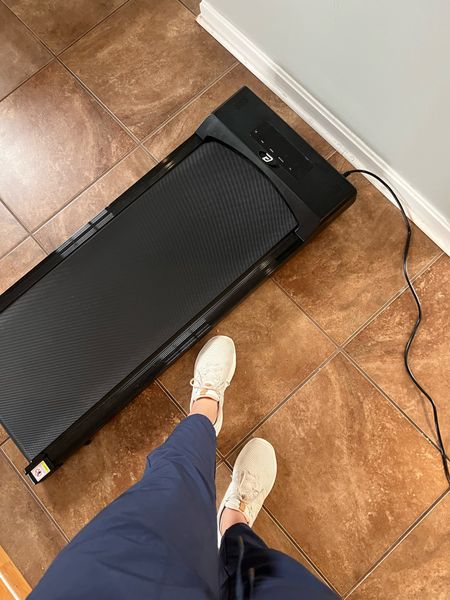 Walking treadmill! My favorite purchase of 2024! Great for an at home workout. This one has wheels for easy moving and goes up to 5 mph! 🚶‍♀️

#LTKfitness