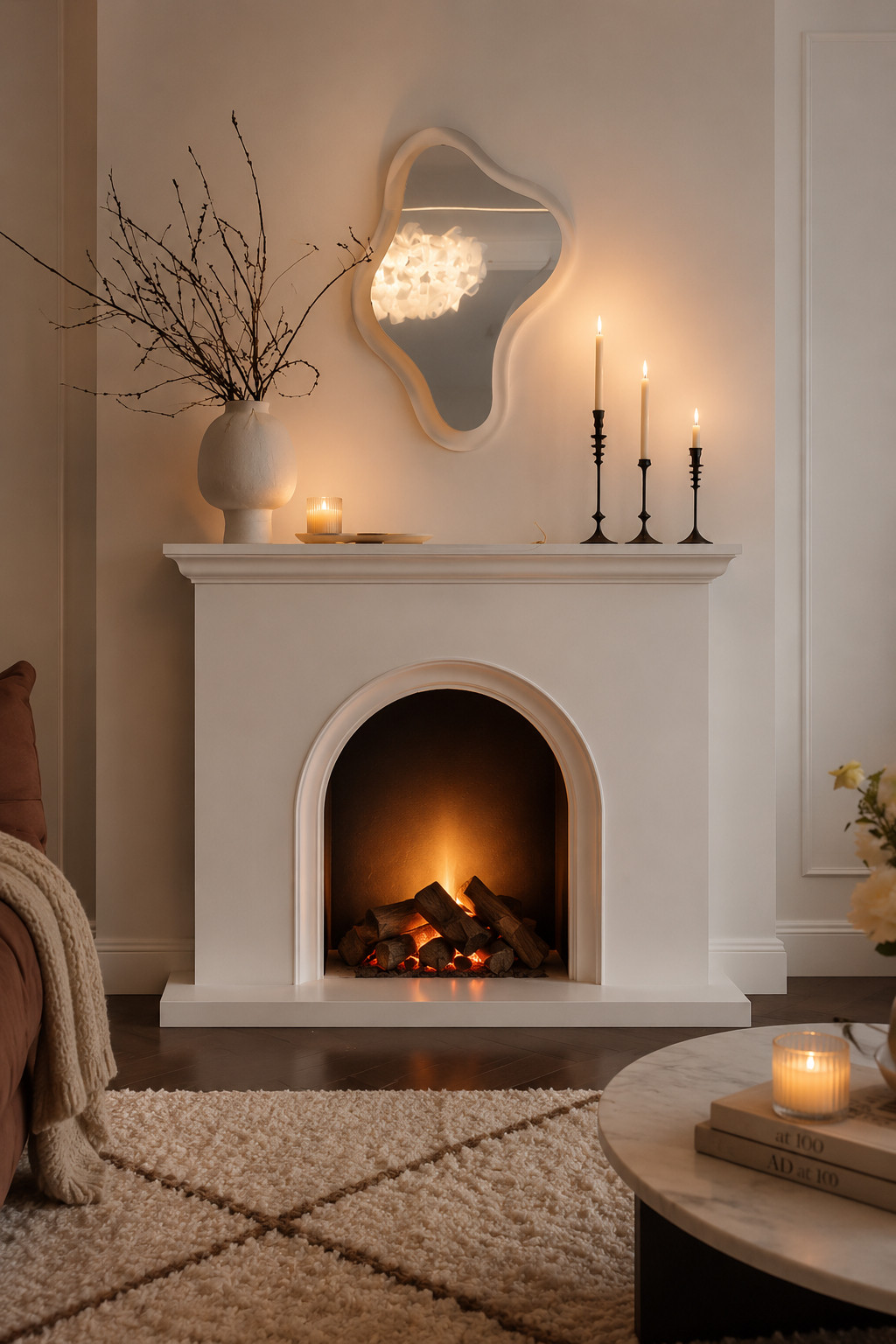 This Wayfair fireplace find is such a cozy fall upgrade 🤎 I love the clean white mantel, soft arched opening, and simple modern look—it instantly makes the room feel warmer and more inviting without being too heavy. Style it with candles, neutral branches, a chunky throw, and soft lighting for that effortless fall living room feel. Such a pretty way to add a cozy focal point for the season.

#WayfairFinds #FallHomeDecor #FireplaceDecor #FallLivingRoom #CozyHome #WayfairHome #LivingRoomInspo #AutumnDecor #NeutralHome #ModernFireplace #CozyLivingRoom #FallDecorIdeas #HomeDecorFinds #WarmMinimalism #LivingRoomDecor #SeasonalDecor #HomeInspiration #WayfairFavorites 

 #LTKSeasonal #LTKHome #LTKSaleAlert