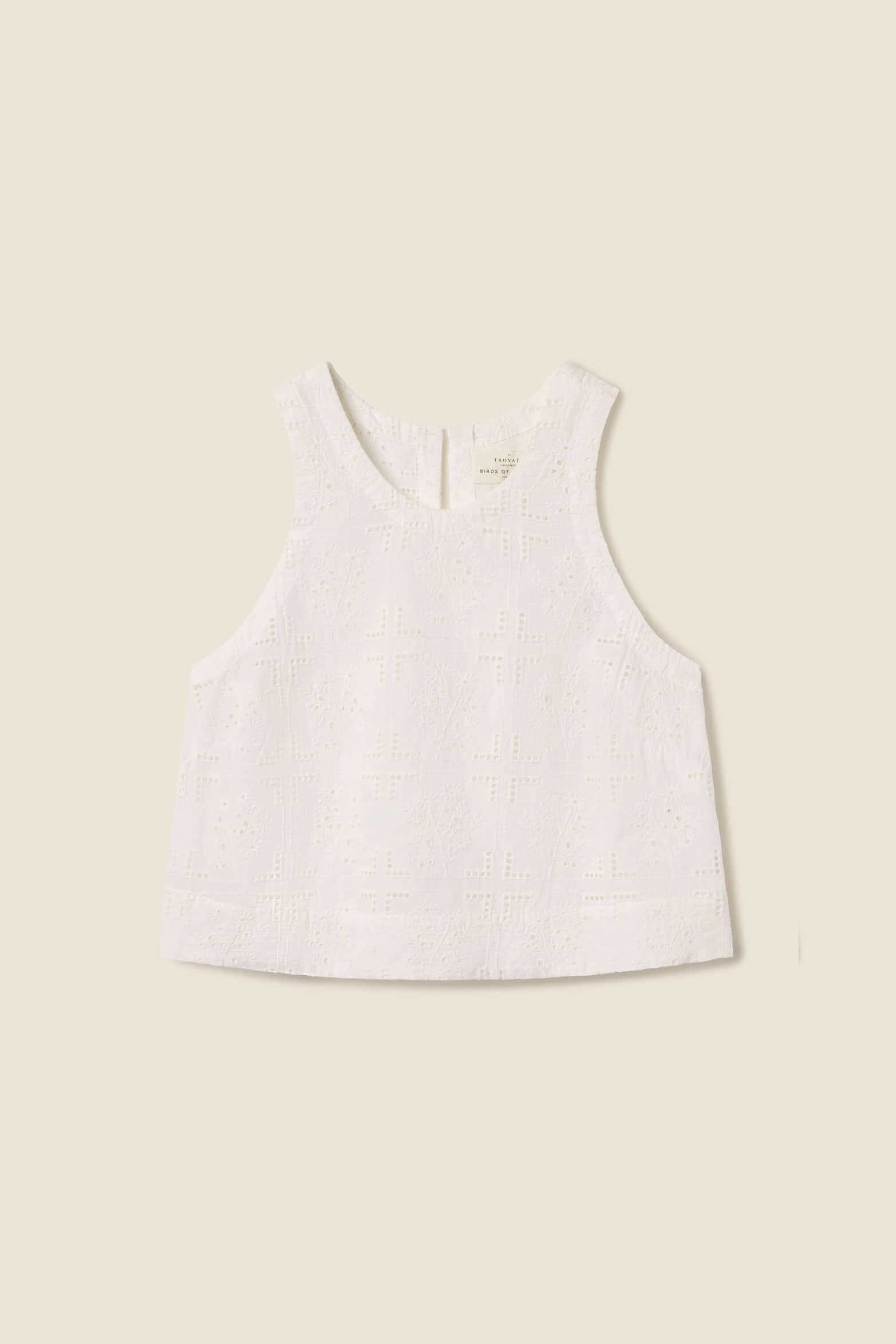 Esther Tank Handkerchief Eyelet | TROVATA