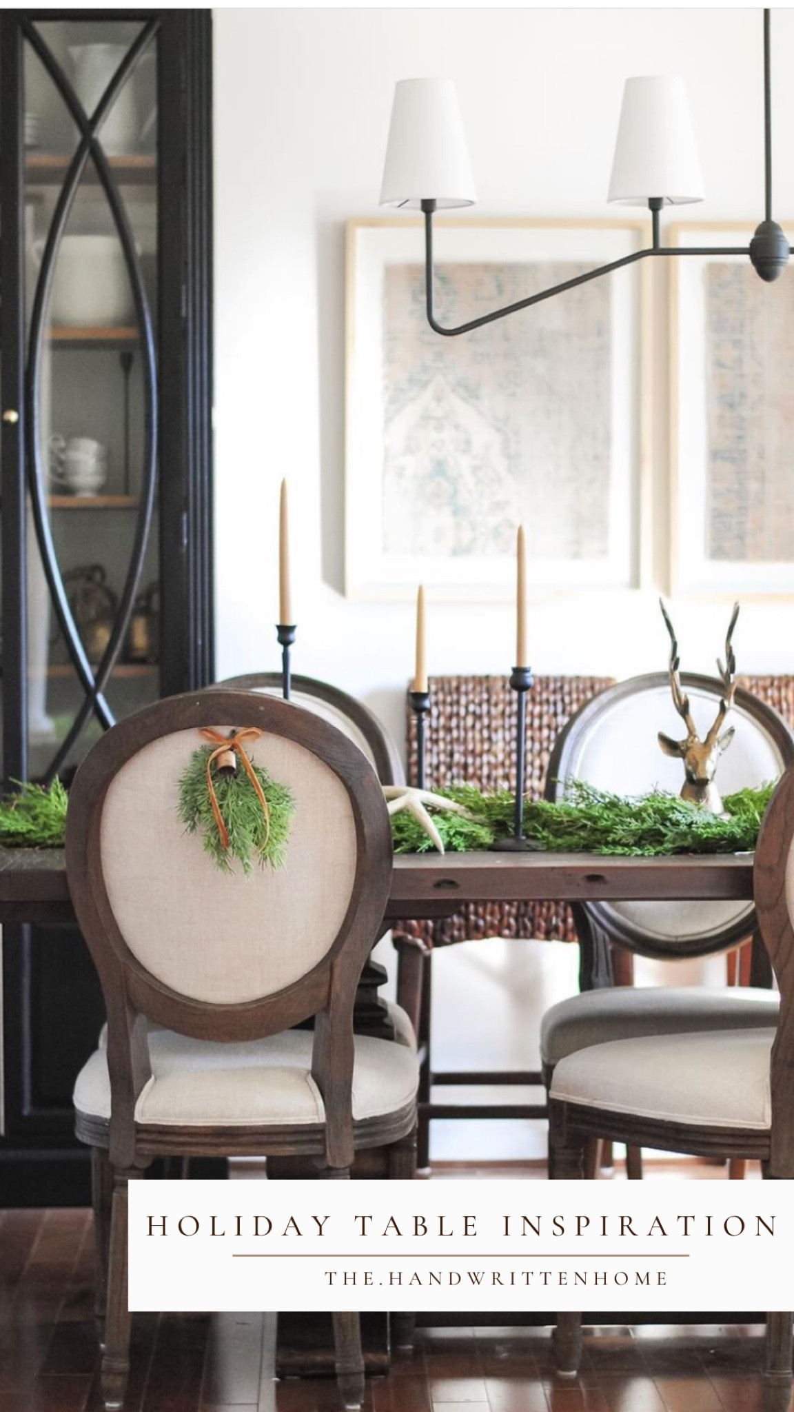 Christmas table decor, realistic cedar garland, cedar stems, Wayfair, Amazon, holiday table decor, stag figurine, reindeer figurine, Christmas decor, dining room decor, candlesticks, beeswax candles, faux cedar garland

Last years holiday table! Such an easy way to decorate! 

#LTKhome #LTKHoliday #LTKSeasonal