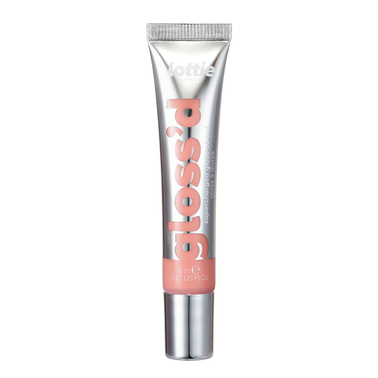 Lottie London Gloss'd in Drenched, A nourishing gloss-oil hybrid with a light wash of color for full, shiny lips without stickiness | Amazon (US)