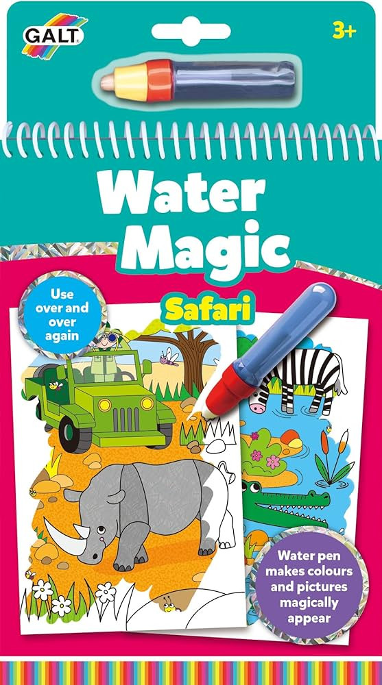 Galt Toys, Water Magic - Safari, Colouring Books for Children, Ages 3 Years Plus | Amazon (UK)
