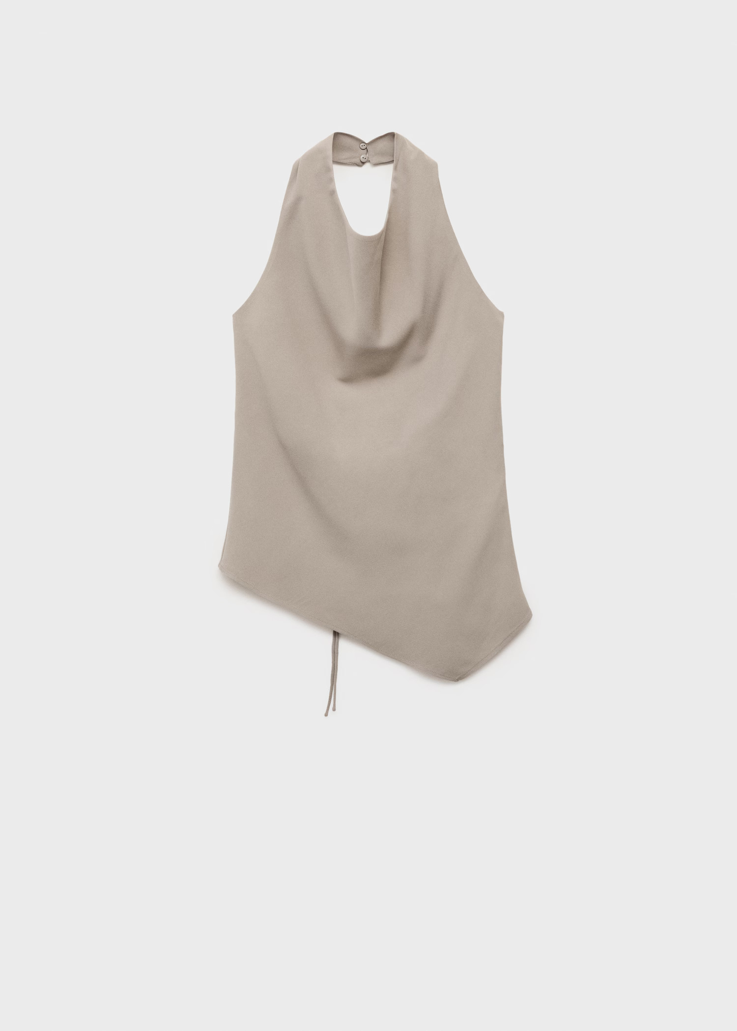 Top asymétrique dos ouvert - Femme | MANGO France métropolitaine | Mango EU