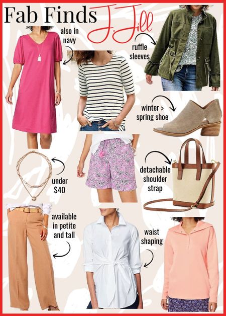 The new arrivals for spring are hitting the stores, and I'm so excited for a fresh batch of fashions. I've been eyeing up a few favorites at J.Jill, and so, this week, I'm featuring J.Jill Fab Finds. #jjill #fabfinds #gooddeals #bestbuys #save #sales #under100 #fashionover40 #over50fashion #fabulousafter40 

#LTKfindsunder100 #LTKsalealert #LTKover40