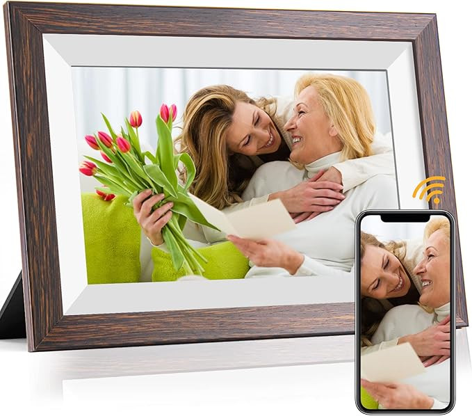 Frameo-Digital-Picture Frame 10.1 Inch Electronic-Digital Photo Frame with IPS Touch Screen HD Di... | Amazon (US)
