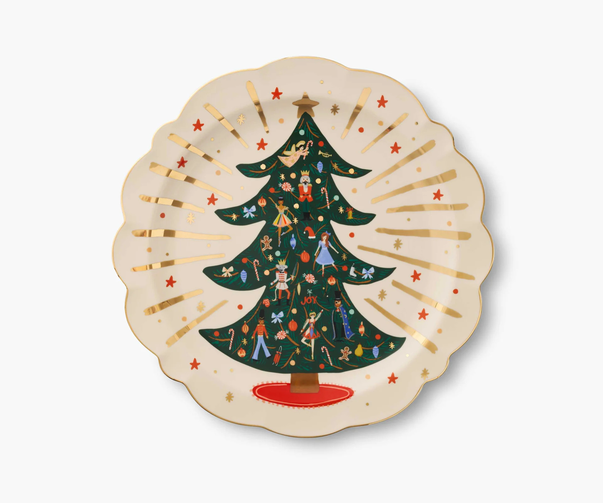 Round Porcelain Serving Platter - Nutcracker | Rifle Paper Co.