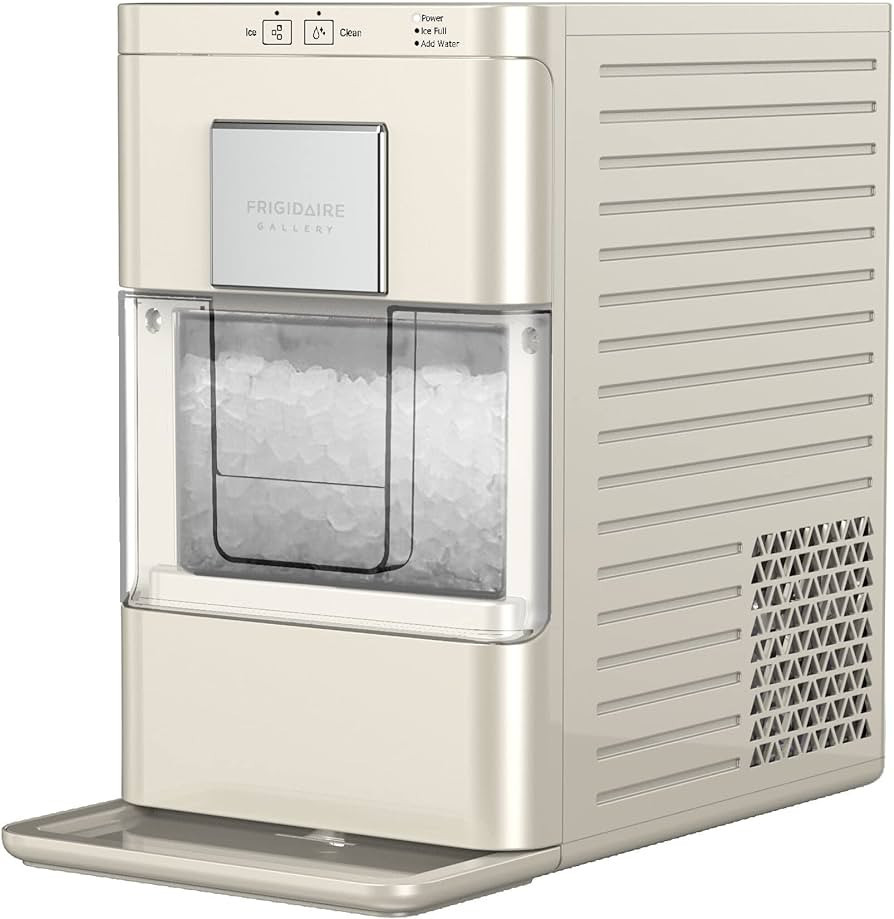 FRIGIDAIRE Gallery EFIC255 Countertop Crunchy Chewable Nugget Ice Maker, 44lbs per Day, Auto Self... | Amazon (US)