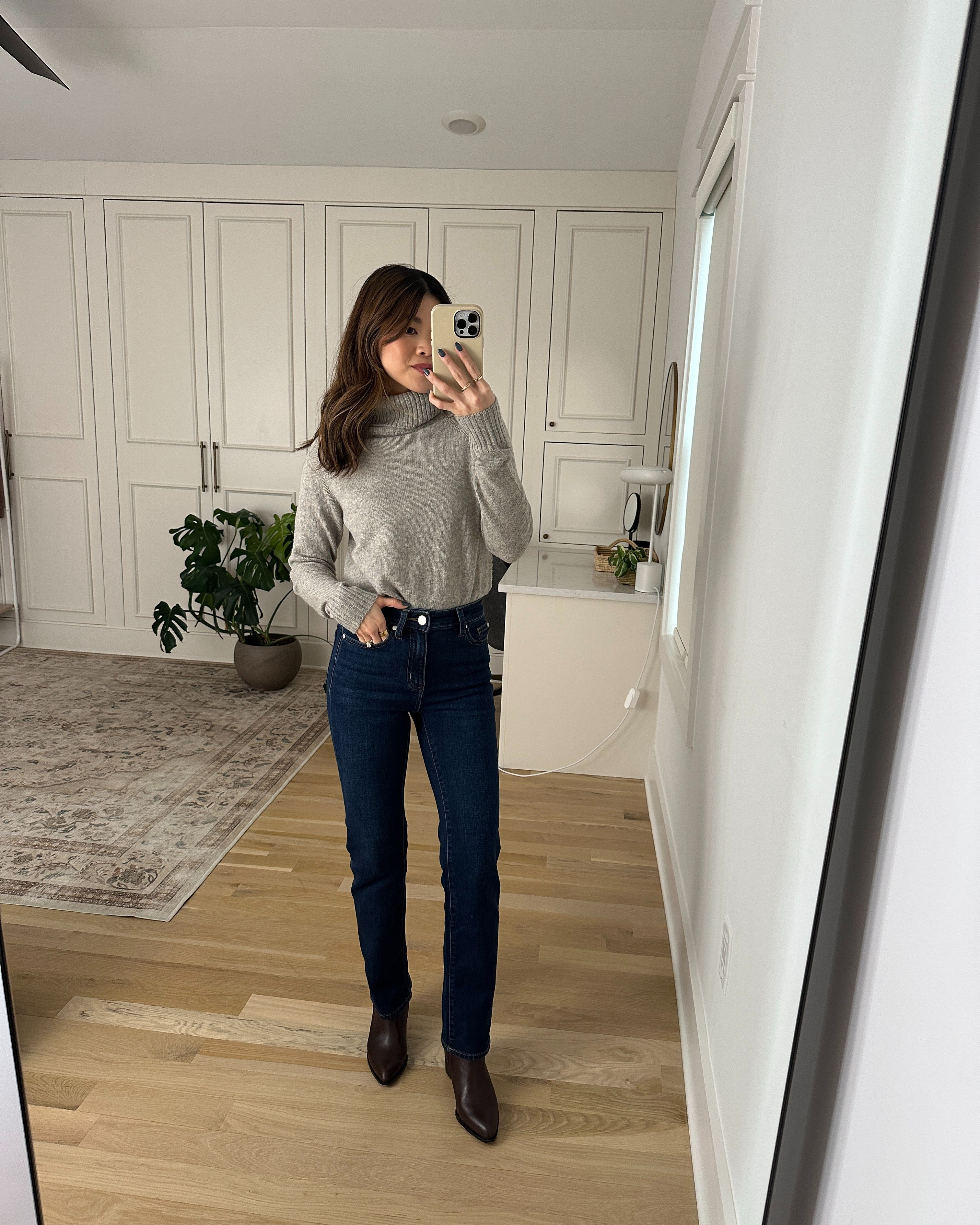  Sizing info: 
•top size XS
•jeans size 24 in a 26in inseam in midnight blue

petite fashion, get dressed with me, outfit inspiration, ootd, nashville outfit, Nashville influencer, petite style, vacation style, casual outfits, mom style, petite pants, spring outfits, spring outfit info, spring pants, spring outfit idea, spring top, spring bag, spring sweater, spring shoes, winter outfit, winter pants, winter outfit inpso, winter outfit idea, winter top, winter style, winter sweater, cozy sweater, cold weather sweater, jeans, denim, dark denim, dark wash denim, quince denim,  

 

#LTKootd #LTKPetite #LTKWorkwear