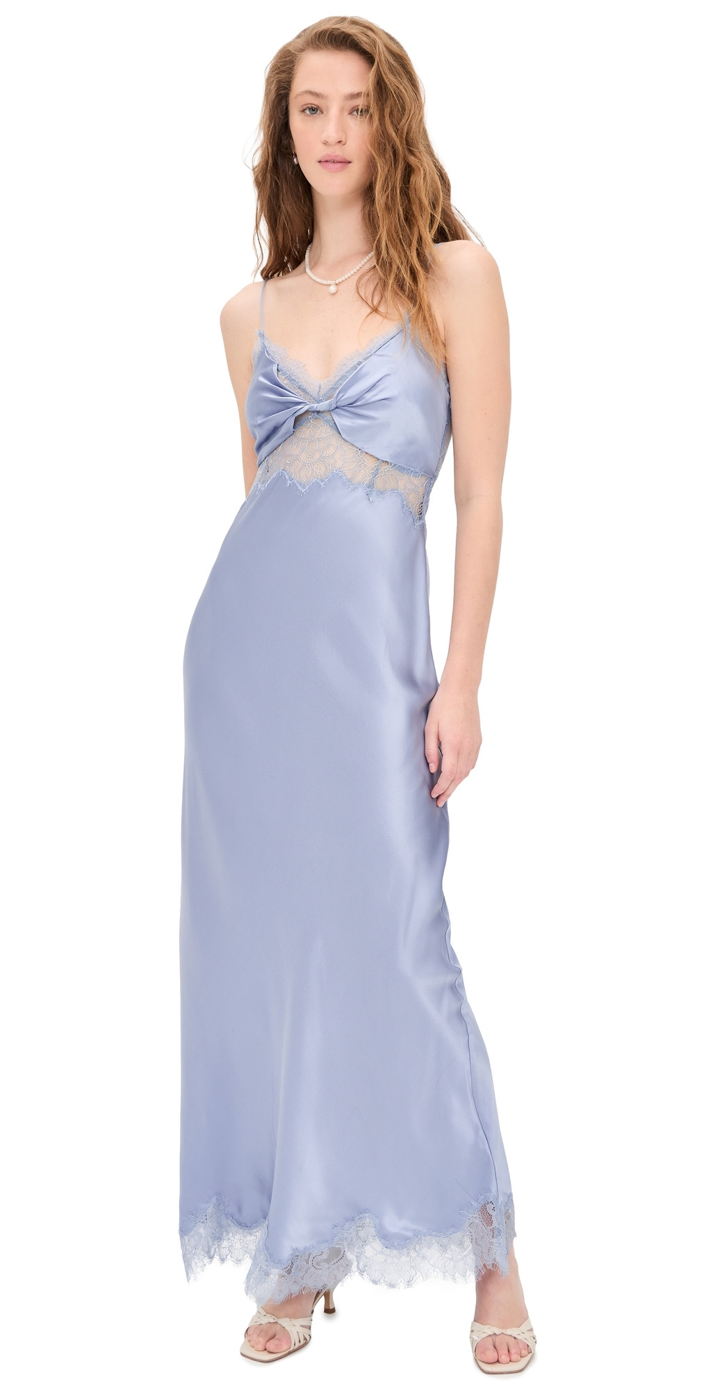 LoveShackFancy Orianna Dress Washed Sky 12 | Shopbop