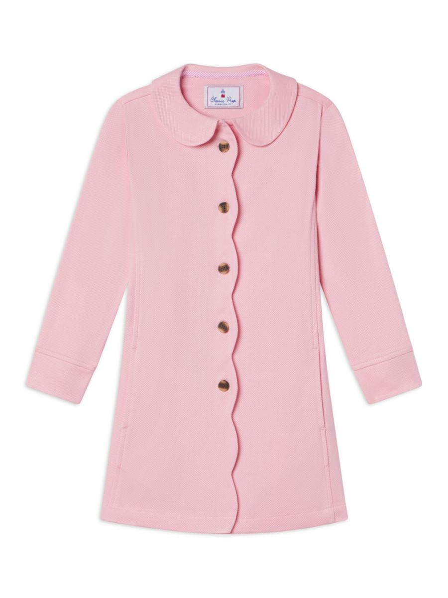 Little Girl's & Girl's Georgina Scallop Coat | Saks Fifth Avenue