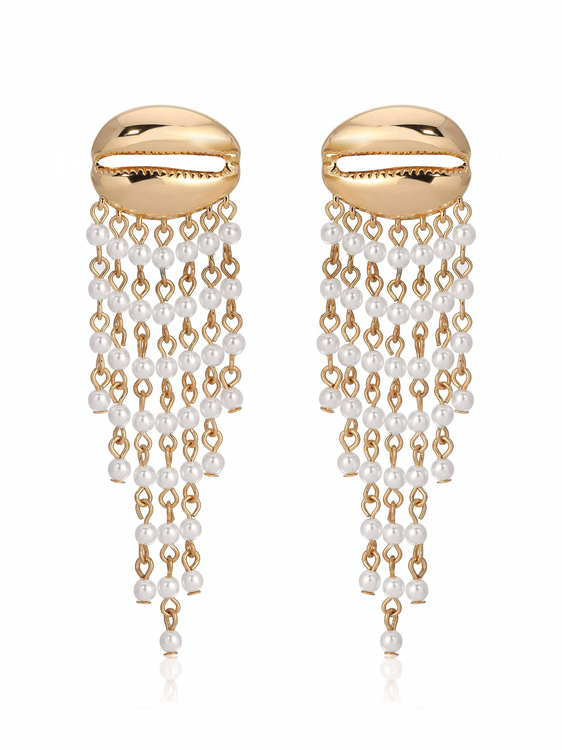 Mykonos Shell Dangle Earrings | Ettika