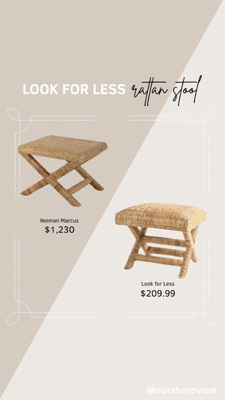 Today’s look for less is a little rattan stool. It’s perfect for adding some texture to any room. I would style it by putting it near the front door for guests to set their purse /bags on so it doesn’t need to touch the ground. A thoughtful way to welcome guests and add some interest to your entryway. 

#LTKhome #LTKstyletip #LTKsalealert