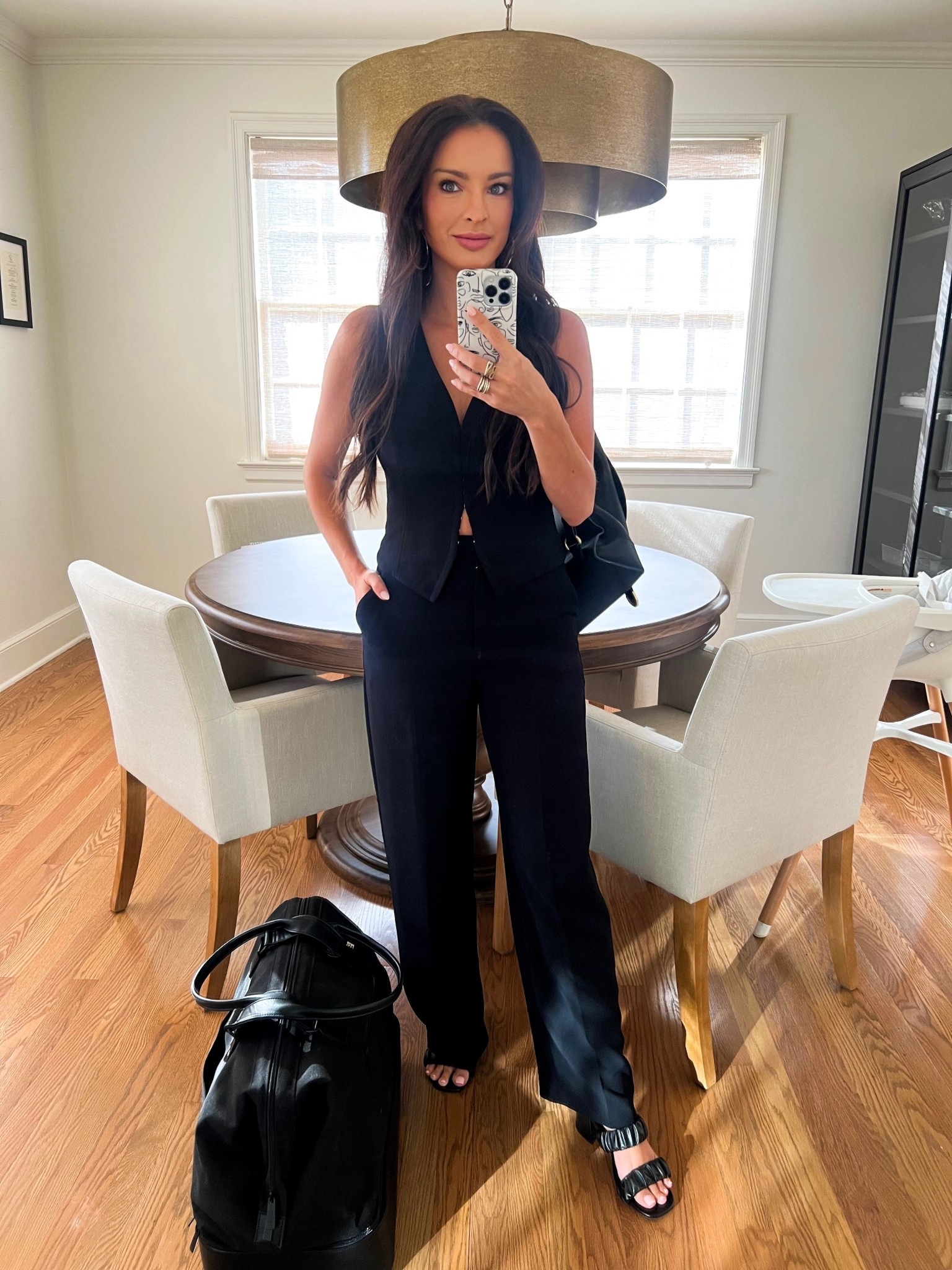 Time to go make my dreams come true. Calligraphy for David Yurman day 1. 

#blacksuit #professional #luxury #blackvest #vest #blackpants #luggage #weekender #workwear

#LTKWedding #LTKWorkwear #LTKStyleTip