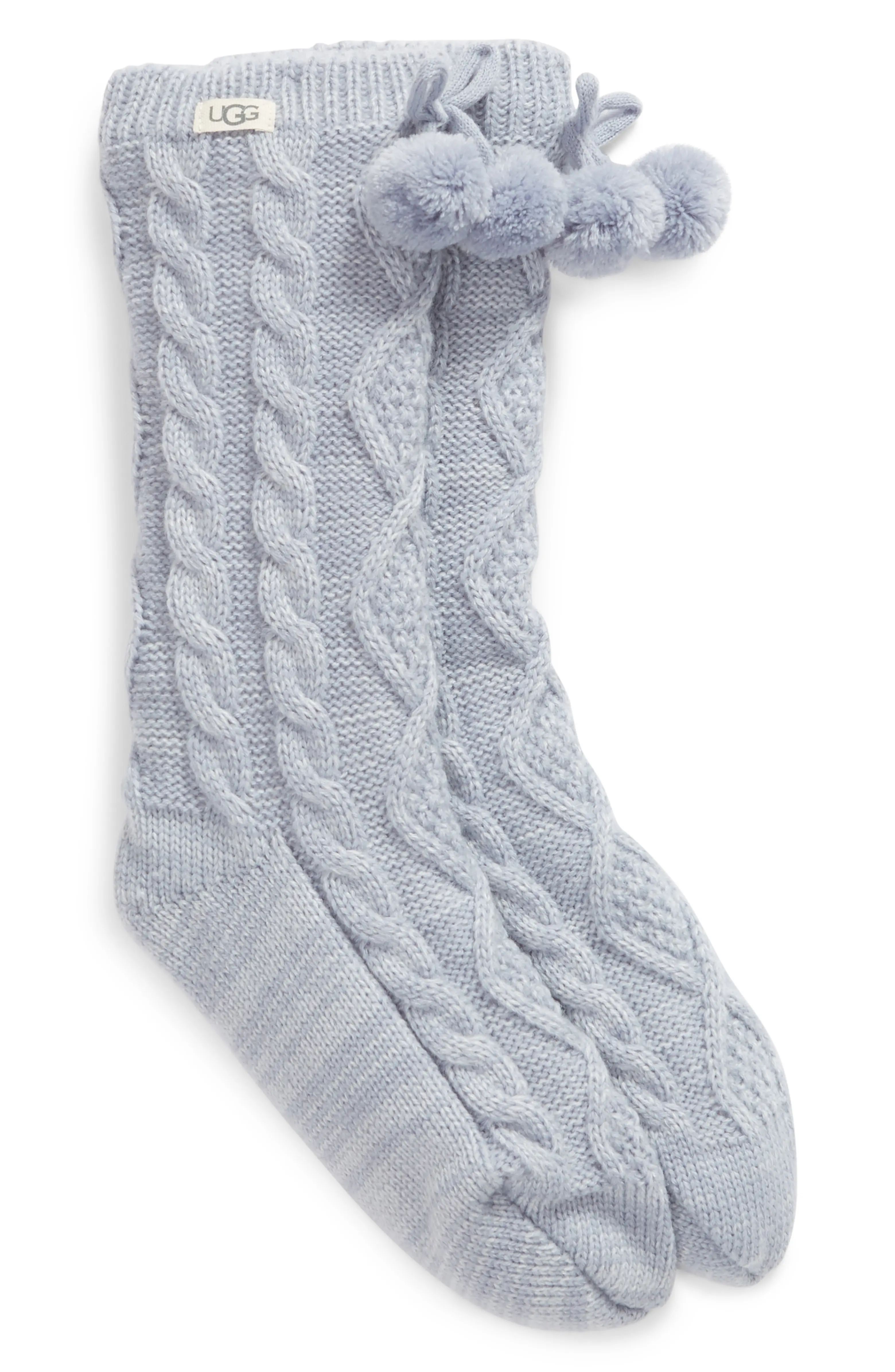 Pom Pom Fleece Lined Socks | Nordstrom