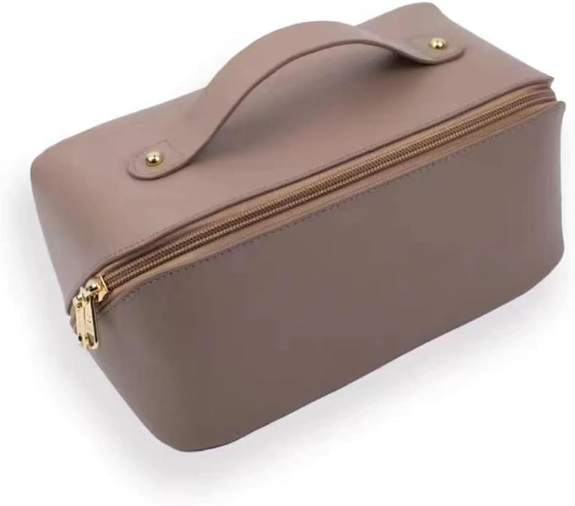 UMUMPINGG Large Capacity Cosmetic Bag wDith Handle and divider Travel Waterproof Cosmetic Bag, Mu... | Amazon (US)