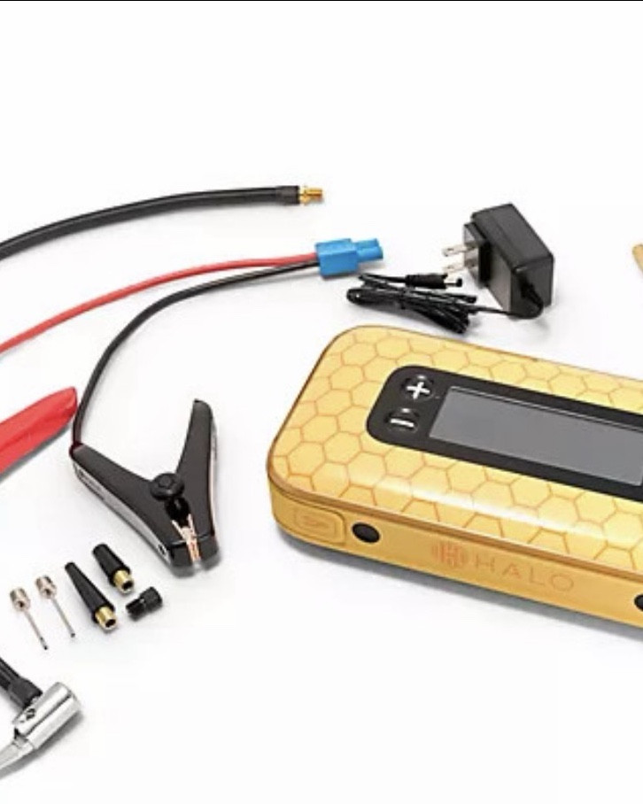 Car won't start? Flat tire? Power outage? Dead phone battery? Life loves throwing curveballs, but you're always ready to catch them with the HALO Bolt Ultimate 4.0 by your side. & it’s ONLY 2 lbs!!

This little dynamo isn't just a jump starter (with longer cables, thank you very much) - it's also an air compressor and an AC outlet, all packed into one sleek, portable device.
But here's the real magic: peace of mind. HALO takes the
"what if?" out of your daily drive and weekend adventures.
No more waiting (and waiting... and waiting) for roadside assistance when your car battery calls it quits - just jump start and go! Need to pump up a tire, basketball, or bike?
The Bolt Ultimate 4.0 has you covered in minutes.
And at home, you'll love having the AC outlet handy.
Power a lamp with a 6OW bulb for up to 8.5 hours, keep a 32" TV running for 1 hour and 20 minutes, or cool off with a
20" box fan for up to 52 minutes. Plus, the built-in LED floodlight brightens up any situation, and USB-A and USB-C ports let you charge two devices at once. The large dynamic display makes your Bolt's crucial live info easy to read - so you're always in the know.
With HALO Bolt Ultimate 4.0, you're not just prepared - you're unstoppable. From HALO.
• Includes Bolt Ultimate 4.0 with power adapter, jumper cables, interchangeable air nozzle kit, USB-C to USB-C charging cable, extension hose, and carry pouch

Large digital display with voltage meter
• LED floodlight with three modes: white, red, red SOS
@QVC 

Perfect gift for any driver in your family  




#LTKOver40 #LTKdayinmylife #LTKmomlife