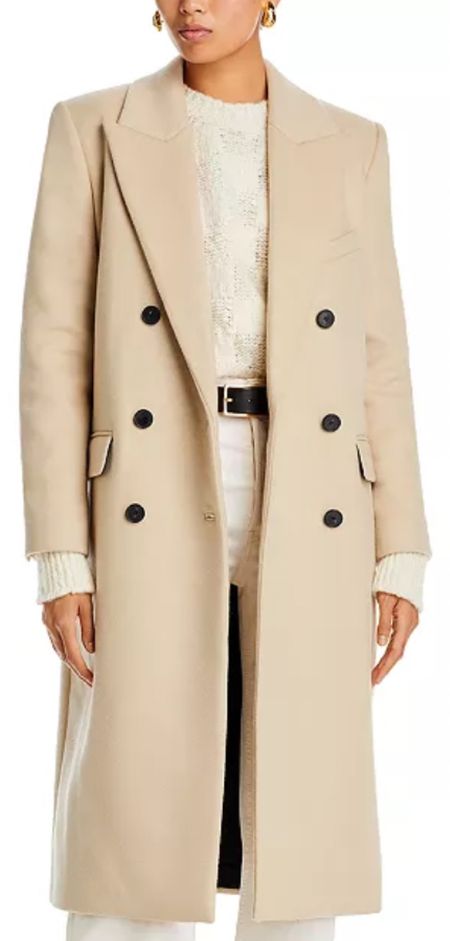 IRO wool blend beige coat. 20% off. Classic capsule wardrobe staple. Worth the investment. 

#LTKover40 #LTKsalealert #LTKworkwear