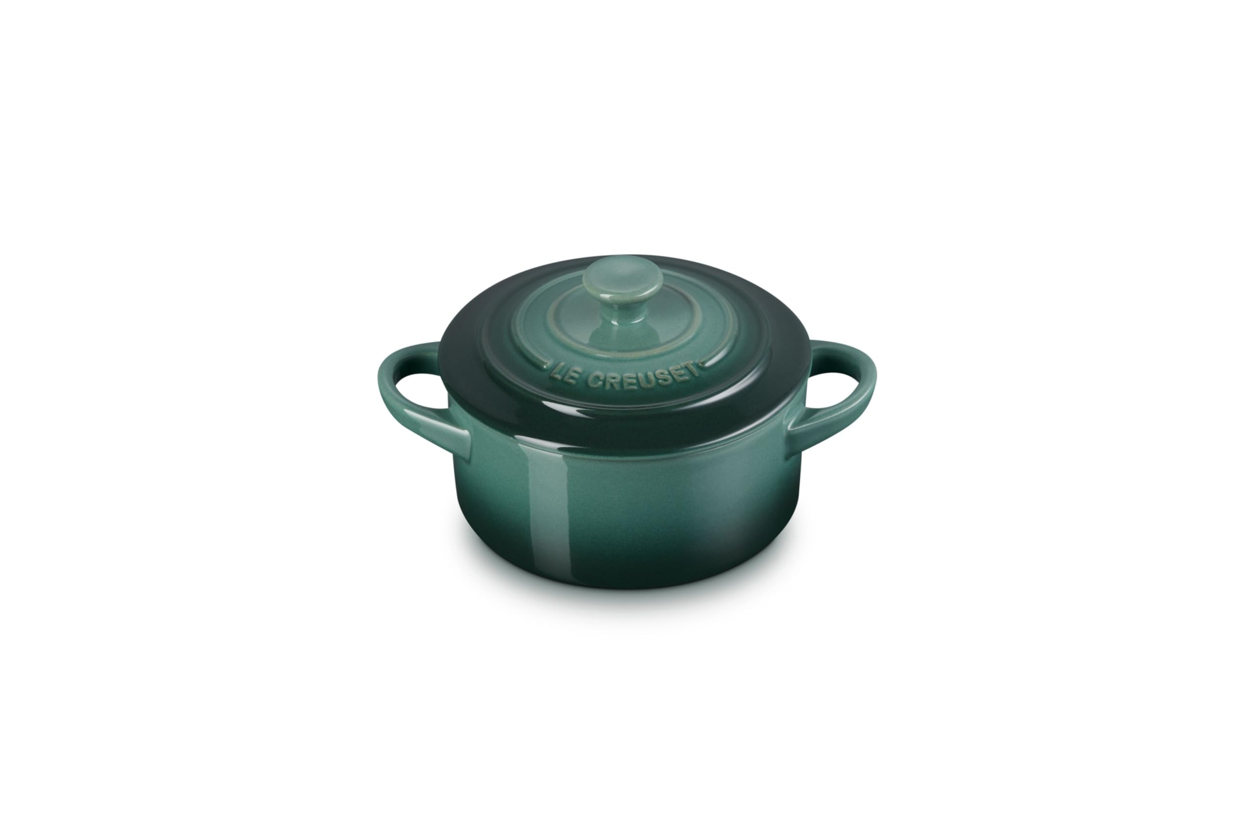 Le Creuset Stoneware Mini Round Cocotte, 8 oz., Artichaut | Amazon (US)