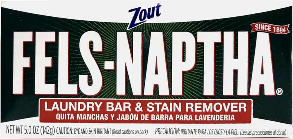 Fels-Naptha Heavy Duty Laundry Bar Soap 5 Ounces | Amazon (US)