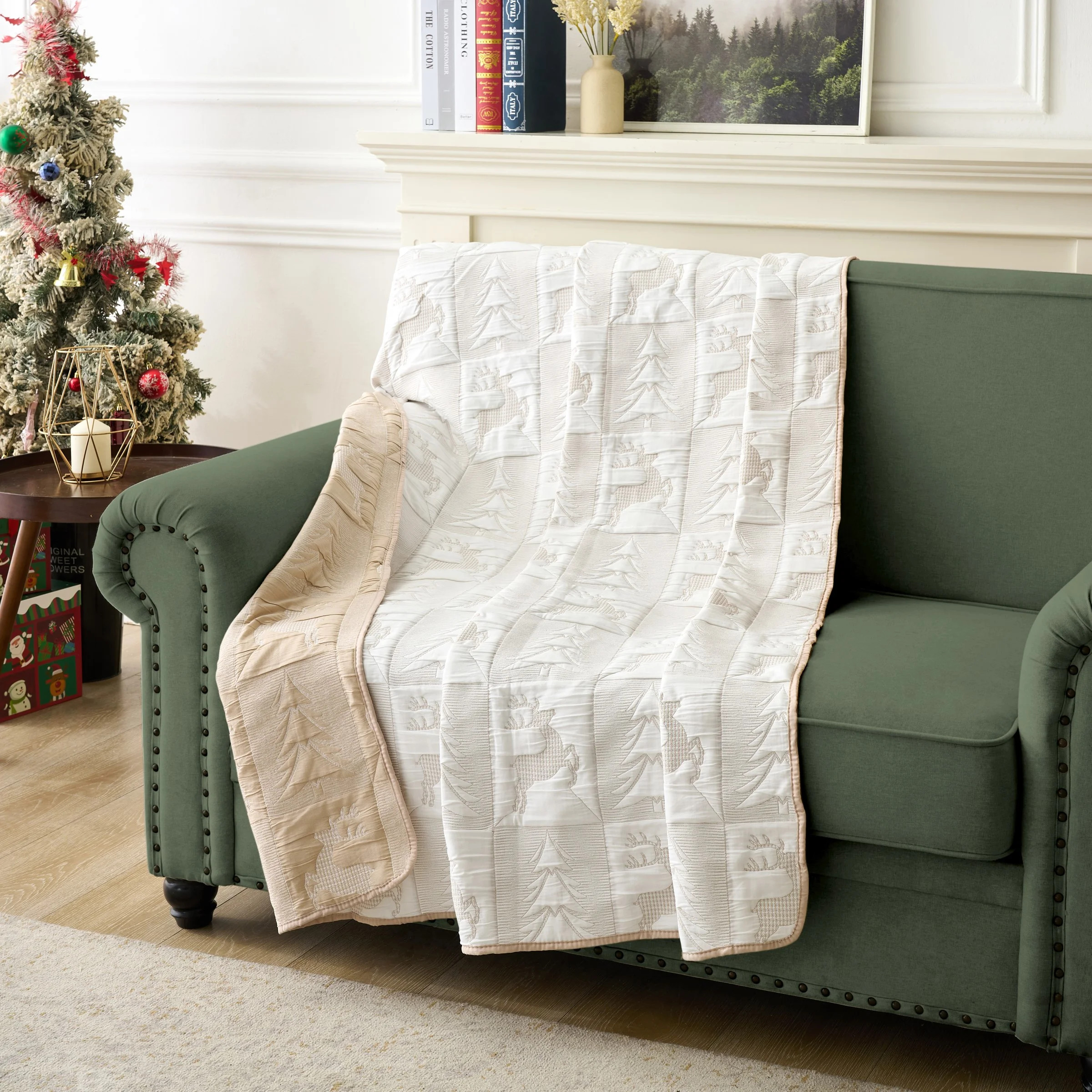 Snowflakes Throw Accessory, 50x60 Inch | Wayfair North America