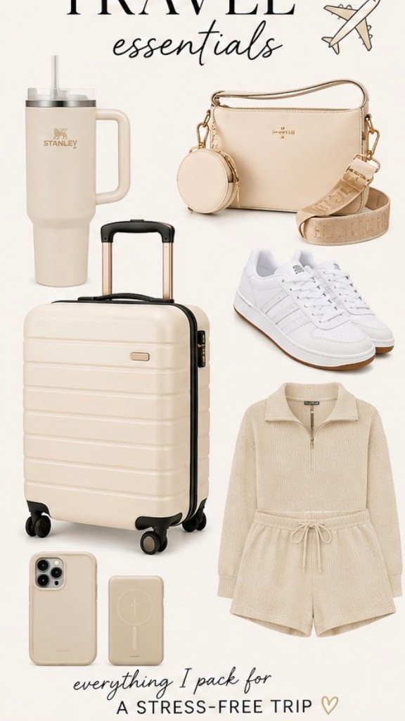 Everything I pack for a stress-free trip ✈️🤍

Comfortable, practical, and stylish travel essentials that make every journey easier. These are my go-to favorites this season.

#LTKTravel #TravelEssentials #TravelStyle #AmazonFinds #AirportOutfit #VacationMode

#LTKOver40 #LTKTravel #LTKootd
